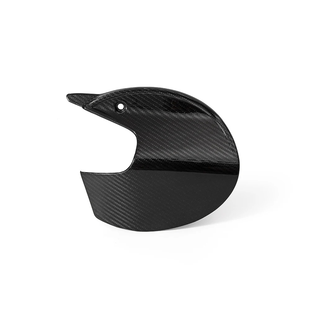 Motorcycle Part 100% Full Carbon Fiber Side Panels for Scrambler Cafe Racer Glassy Black
